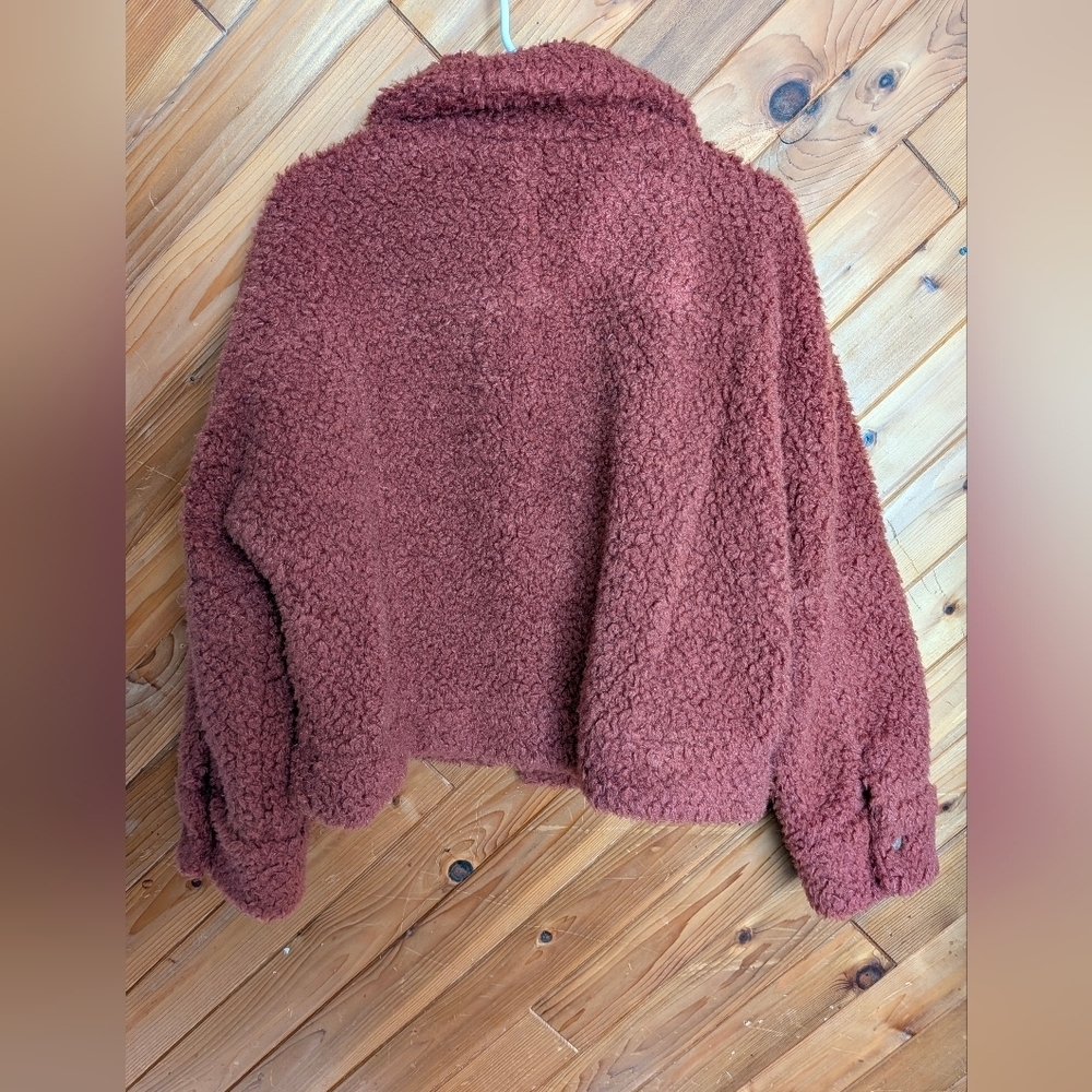 Faherty Women's Timber Ridge High Pile Jacket Size Large - Picture 6 of 6